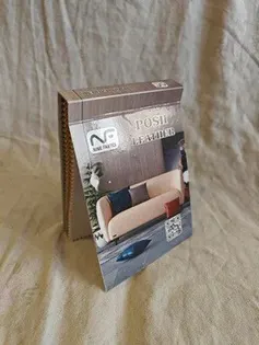 A discarded fabric swatch book