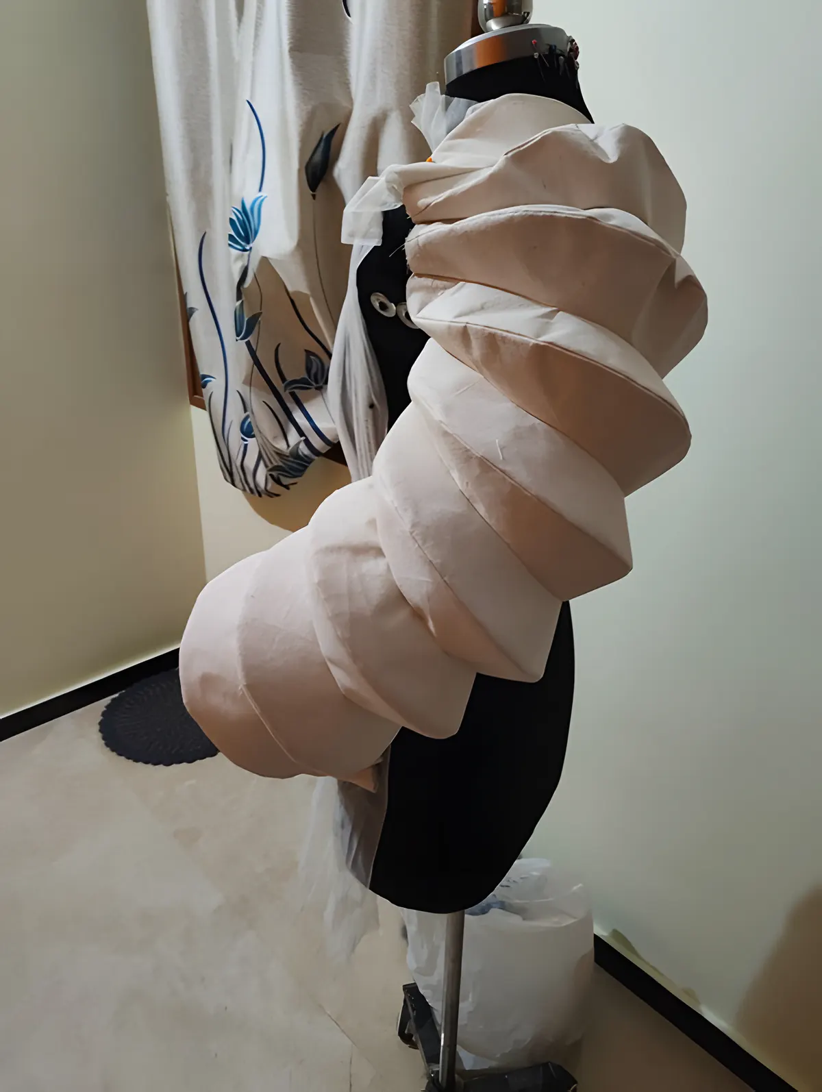 Erosion: layered panel sleeve, side view