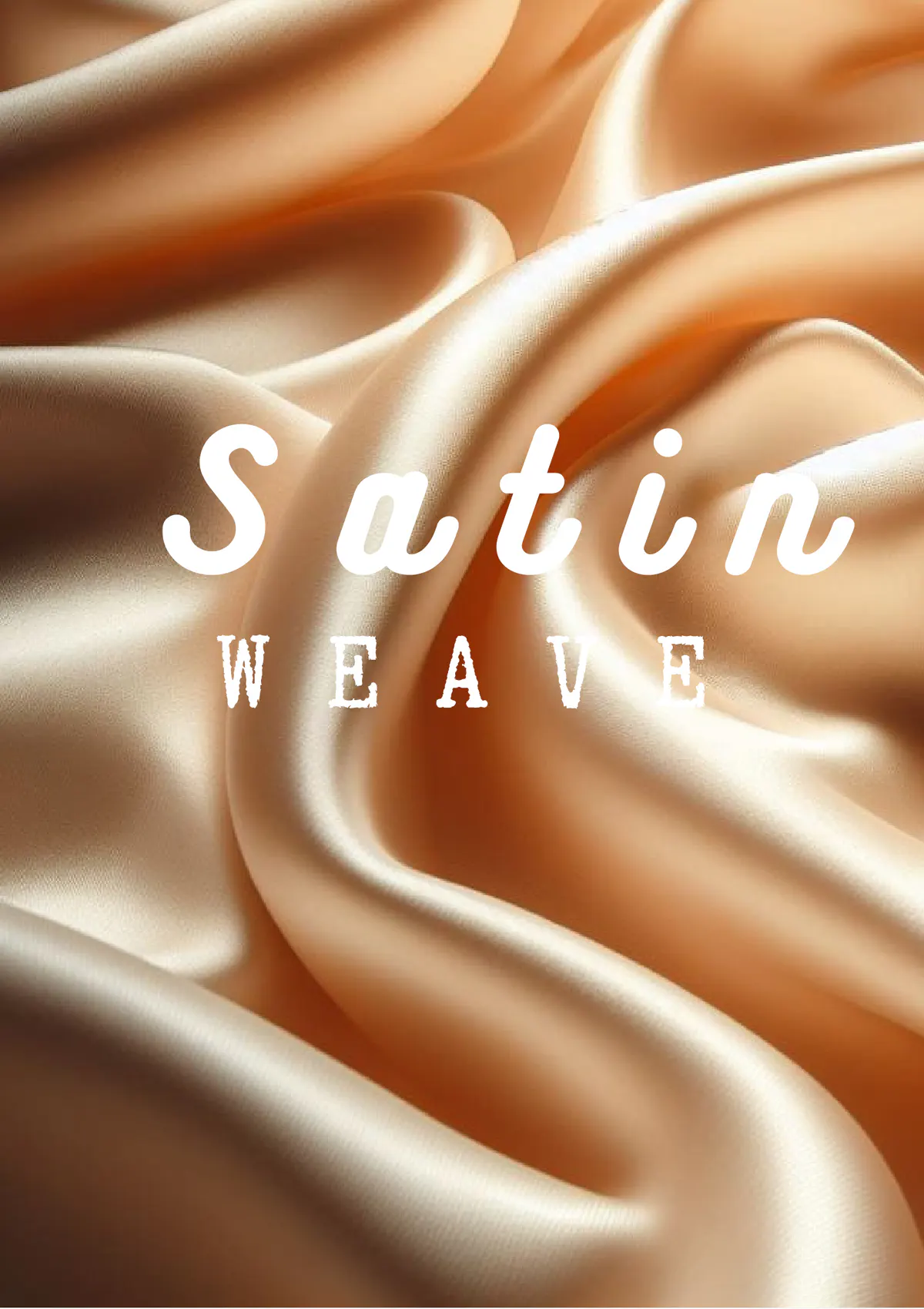 Satin weave chapter opener